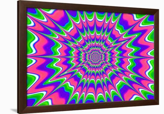 Blacklight Creeper-null-Framed Blacklight Poster