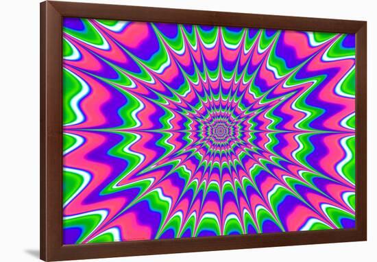 Blacklight Creeper-null-Framed Blacklight Poster