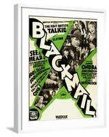 Blackmail, 1929, 1929, Directed by Alfred Hitchcock-null-Framed Giclee Print