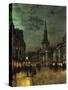 Blackman Street, Borough, London, 1885-John Atkinson Grimshaw-Stretched Canvas
