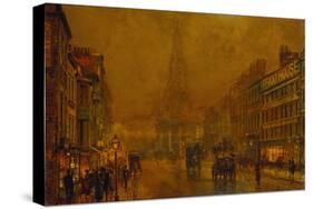 Blackman Street, Borough-John Atkinson Grimshaw-Stretched Canvas