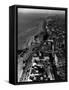 Blackpool from Tower-null-Framed Stretched Canvas