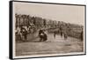 Blackpool, Lancashire: South Promenade, from Manchester Hotel-null-Framed Stretched Canvas