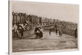 Blackpool, Lancashire: South Promenade, from Manchester Hotel-null-Stretched Canvas