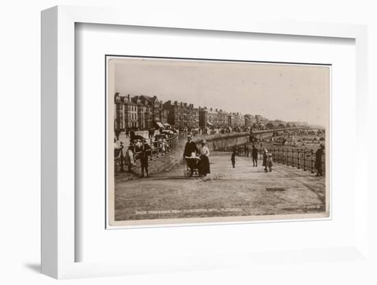 Blackpool, Lancashire: South Promenade, from Manchester Hotel-null-Framed Photographic Print