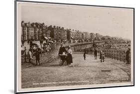 Blackpool, Lancashire: South Promenade, from Manchester Hotel-null-Mounted Photographic Print