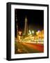 Blackpool Tower and Illuminations, Blackpool, Lancashire, England, United Kingdom-Roy Rainford-Framed Photographic Print