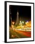 Blackpool Tower and Illuminations, Blackpool, Lancashire, England, United Kingdom-Roy Rainford-Framed Photographic Print