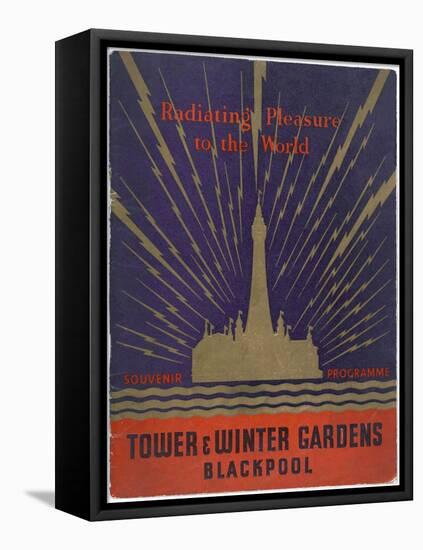 Blackpool Tower and Winter Gardens Souvenir Programme-null-Framed Stretched Canvas