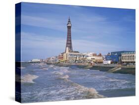 Blackpool Tower, Blackpool, Lancashire, England, United Kingdom, Europe-Rainford Roy-Stretched Canvas