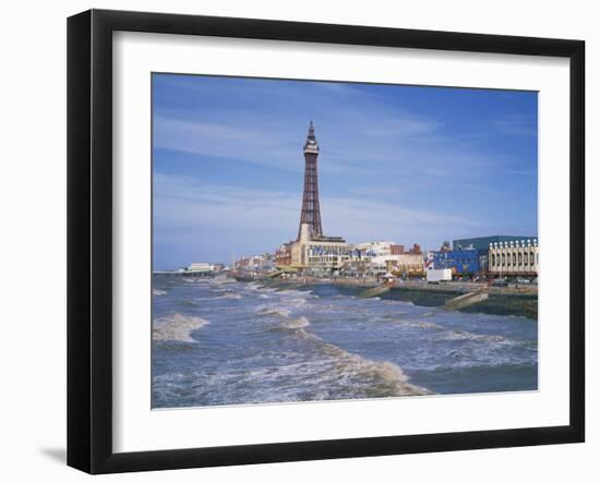 Blackpool Tower, Blackpool, Lancashire, England, United Kingdom, Europe-Rainford Roy-Framed Photographic Print