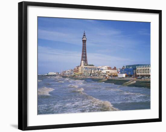 Blackpool Tower, Blackpool, Lancashire, England, United Kingdom, Europe-Rainford Roy-Framed Photographic Print