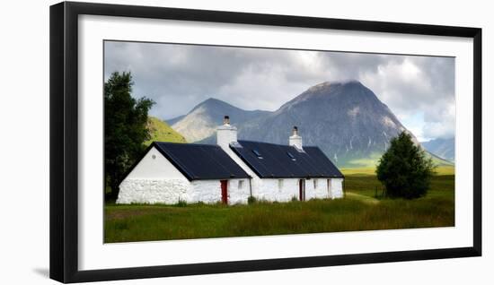 Blackrock Cottage, Glencoe, Scotland, United Kingdom-Karen Deakin-Framed Photographic Print