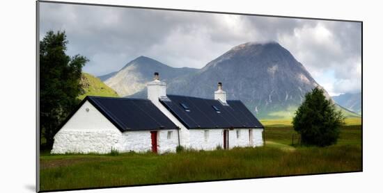 Blackrock Cottage, Glencoe, Scotland, United Kingdom-Karen Deakin-Mounted Photographic Print