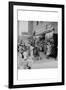 Blacks Shopping on Main Street-Dorothea Lange-Framed Art Print