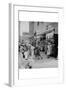 Blacks Shopping on Main Street-Dorothea Lange-Framed Art Print