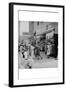 Blacks Shopping on Main Street-Dorothea Lange-Framed Art Print