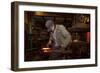 Blacksmith Pounds Heated Metal-Carol Highsmith-Framed Art Print