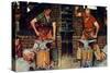 Blacksmith's Boy-Heel and Toe-Norman Rockwell-Stretched Canvas