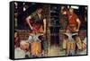 Blacksmith's Boy-Heel and Toe-Norman Rockwell-Framed Stretched Canvas