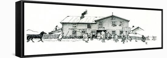 Blacksmith's Boy-Norman Rockwell-Framed Stretched Canvas