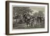 Blacksmith's Forge in the Turkish Camp Near Dulcigno-null-Framed Giclee Print