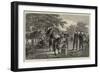 Blacksmith's Forge in the Turkish Camp Near Dulcigno-null-Framed Giclee Print