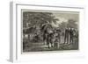 Blacksmith's Forge in the Turkish Camp Near Dulcigno-null-Framed Giclee Print