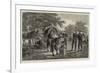 Blacksmith's Forge in the Turkish Camp Near Dulcigno-null-Framed Giclee Print