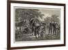 Blacksmith's Forge in the Turkish Camp Near Dulcigno-null-Framed Giclee Print