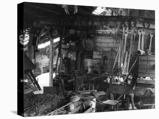 Blacksmith's Interior-null-Stretched Canvas