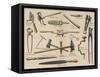 Blacksmith's Tools 1875-null-Framed Stretched Canvas