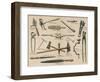 Blacksmith's Tools 1875-null-Framed Photographic Print