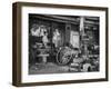 Blacksmith Working in His Shop-John Phillips-Framed Photographic Print