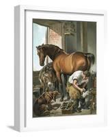 Blacksmith-Edwin Henry Landseer-Framed Giclee Print