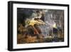 Blacksmiths, Painting by Juan Luna Ynovicio (1857-1900), Spain-null-Framed Giclee Print