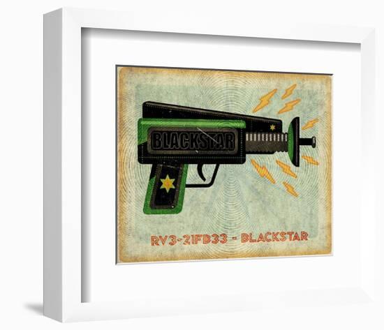 Blackstar Ray Gun-John Golden-Framed Art Print