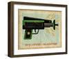 Blackstar Ray Gun-John Golden-Framed Art Print