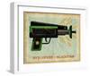 Blackstar Ray Gun-John Golden-Framed Art Print