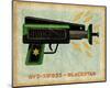 Blackstar Ray Gun-John Golden-Mounted Art Print