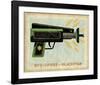 Blackstar Ray Gun-John W^ Golden-Framed Art Print