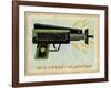 Blackstar Ray Gun-John W Golden-Framed Giclee Print