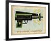 Blackstar Ray Gun-John W Golden-Framed Giclee Print