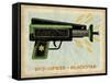 Blackstar Ray Gun-John W Golden-Framed Stretched Canvas