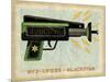 Blackstar Ray Gun-John W Golden-Mounted Giclee Print