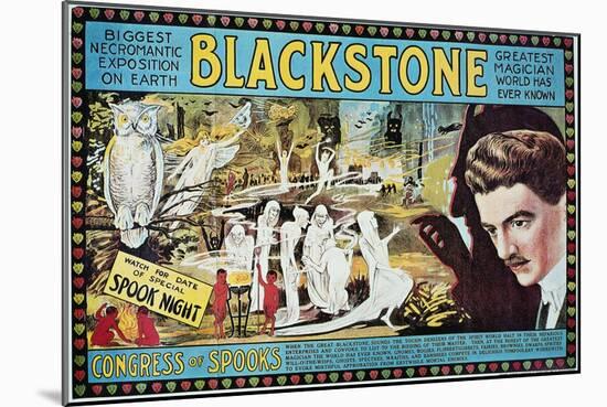 Blackstone: Poster, c1920-null-Mounted Giclee Print