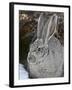 Blacktail Jackrabbit (Lepus Californicus) in the Snow, Antelope Island State Park, Utah, USA-James Hager-Framed Photographic Print