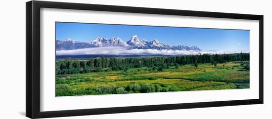 Blacktail Ponds with Mountain Range in the Background, Teton Range, Grand Teton National Park-null-Framed Photographic Print