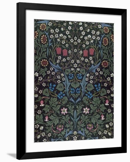 Blackthorn, Wallpaper Design, 1892-William Morris-Framed Giclee Print