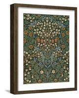 'Blackthorn' Wallpaper, Designed by William Morris (1834-96), 1892-William Morris-Framed Giclee Print